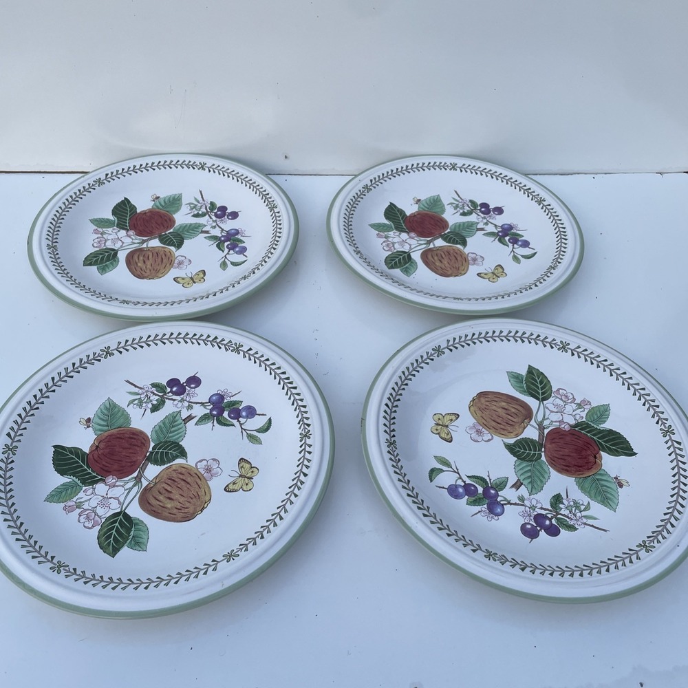 Garden Jubilee Studio Nova Chop Plate Multicolor Fruit Green Laurel Green Trim 4